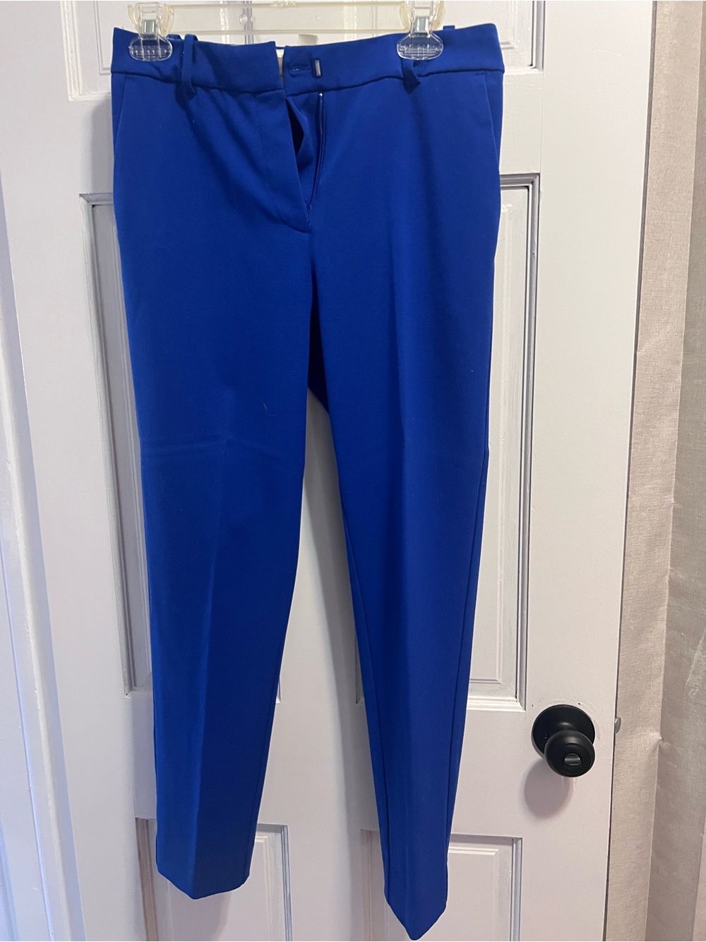 H&M Electric Blue Cropped Women's Dress Pants